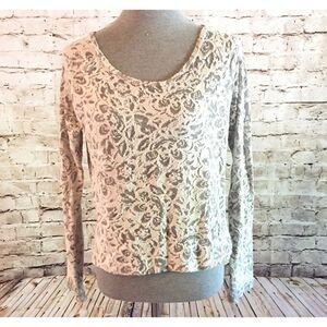 Aeropostale Burnout Open Knit Oversized Sweater S